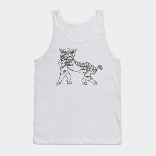 Lion Dance in chinese Tank Top